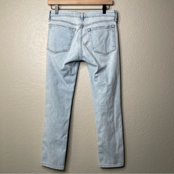 Rag & Bone Dre Low Rise Slim Boyfriend Denim Jeans Light Wash - Picture 9 of 14